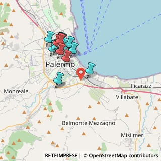 Mappa 90124 Palermo PA, Italia (3.9425)