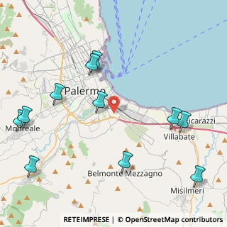Mappa 90124 Palermo PA, Italia (5.90909)