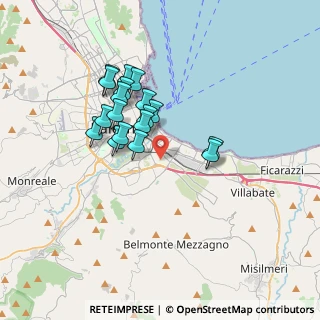 Mappa 90124 Palermo PA, Italia (3.275)