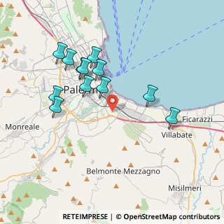 Mappa 90124 Palermo PA, Italia (4.0925)