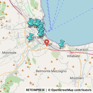 Mappa 90124 Palermo PA, Italia (3.77636)