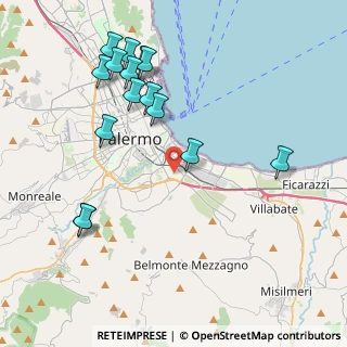 Mappa 90124 Palermo PA, Italia (5.07)