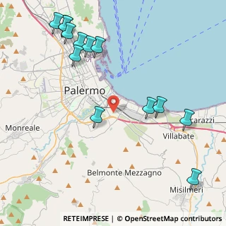 Mappa 90124 Palermo PA, Italia (5.86846)