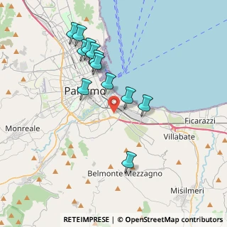 Mappa 90124 Palermo PA, Italia (4.08417)