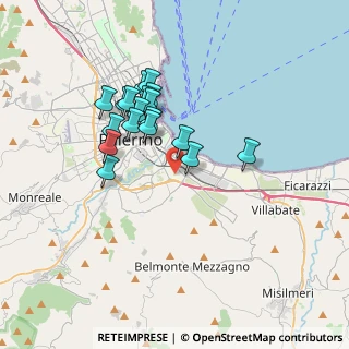 Mappa 90124 Palermo PA, Italia (3.37889)