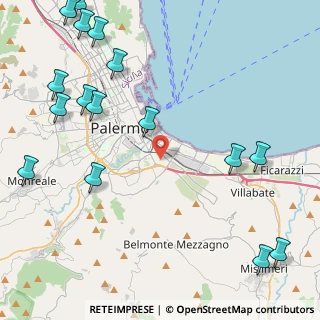 Mappa 90124 Palermo PA, Italia (6.84188)