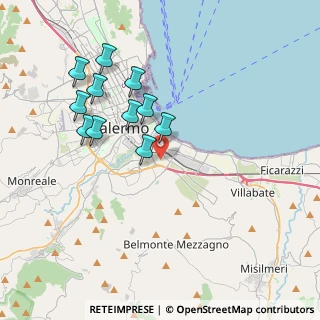 Mappa 90124 Palermo PA, Italia (3.99727)