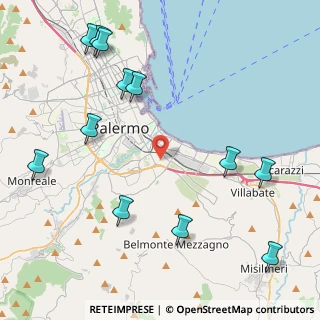 Mappa 90124 Palermo PA, Italia (6.01833)