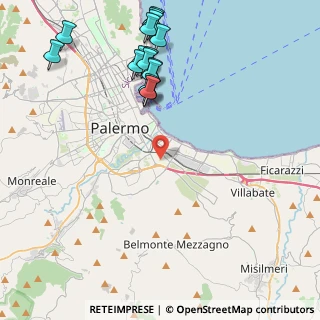 Mappa 90124 Palermo PA, Italia (5.69313)
