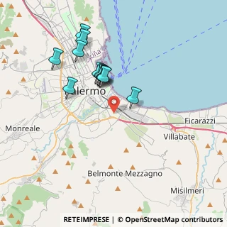 Mappa 90124 Palermo PA, Italia (3.765)