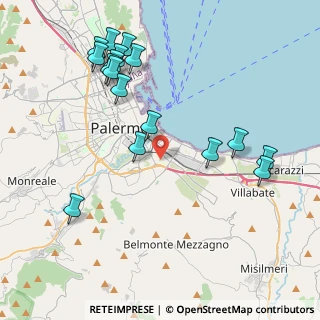 Mappa 90124 Palermo PA, Italia (5.16294)