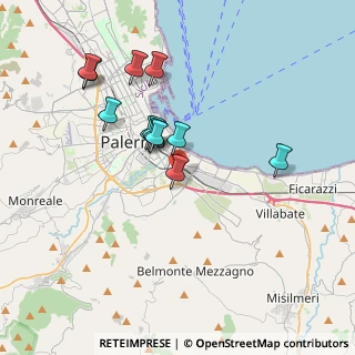 Mappa 90124 Palermo PA, Italia (3.7225)
