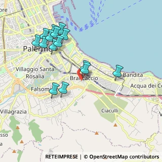 Mappa Via Natale Carta, 90124 Palermo PA, Italia (2.278)