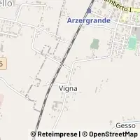 Karte Arzergrande