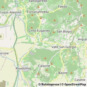 Mappa Cinto Euganeo