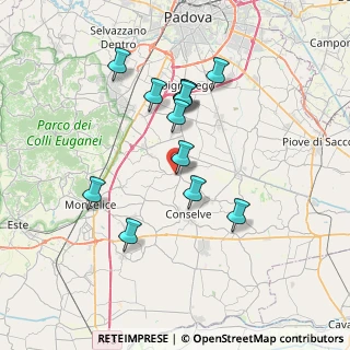 Mappa Via Ferdinando Geremia, 35025 Cartura PD, Italia (6.5375)
