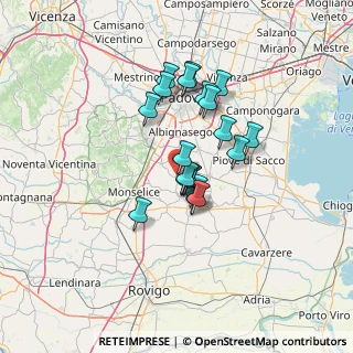 Mappa Via Ferdinando Geremia, 35025 Cartura PD, Italia (10.0555)
