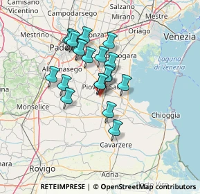 Mappa Via Porto, 35028 Piove di sacco PD, Italia (10.631)