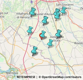 Mappa Via A. de Gasperi, 37060 Trevenzuolo VR, Italia (7.14813)