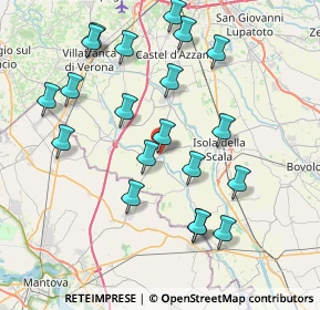 Mappa Via A. de Gasperi, 37060 Trevenzuolo VR, Italia (8.1835)