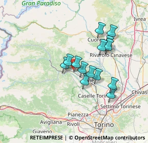 Mappa Viale Europa, 10070 Balangero TO, Italia (11.15857)