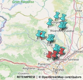 Mappa Viale Europa, 10070 Balangero TO, Italia (13.7095)