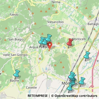 Mappa Via Montericco, 35032 Arquà Petrarca PD, Italia (2.70455)
