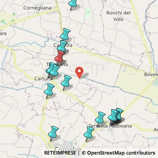 Mappa Via Ca' Brusa', 35025 Cartura PD, Italia (2.4305)