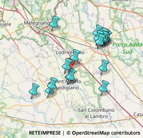 Mappa Cascina Colombera, 26851 Borgo San Giovanni LO, Italia (6.93778)