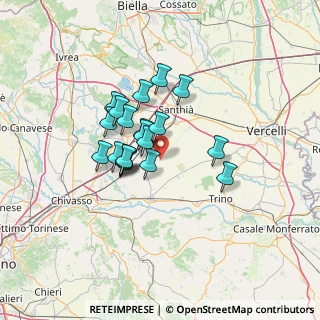 Mappa SP7, 13046 Livorno Ferraris VC, Italia (9.827)
