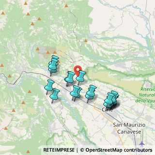 Mappa Strada Ciriè, 10070 Grosso TO, Italia (3.6)