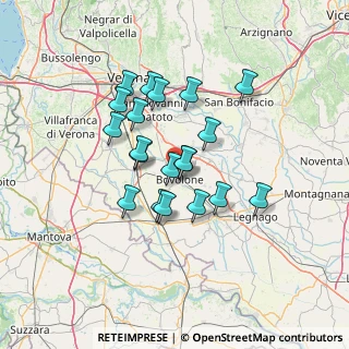 Mappa Bovolone, 37051 Bovolone VR, Italia (11.07)