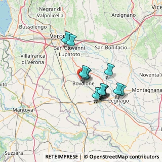 Mappa Bovolone, 37051 Bovolone VR, Italia (10.46571)