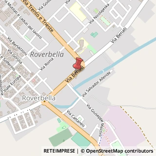 Mappa Via Sarzanese Sud, 1480, 46048 Roverbella, Mantova (Lombardia)