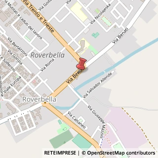Mappa Via L. Benati, 26, 46048 Roverbella, Mantova (Lombardia)