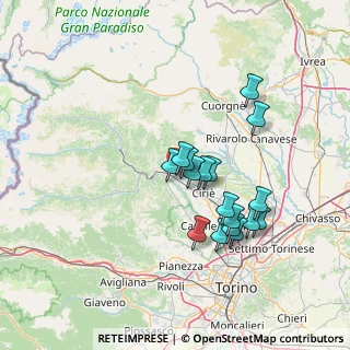 Mappa Via Banna, 10070 Balangero TO, Italia (12.42529)