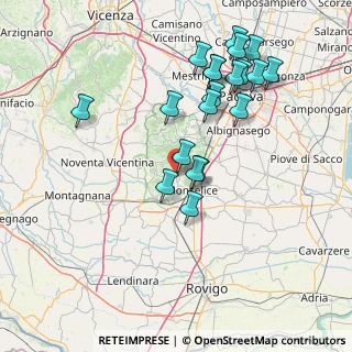 Mappa Via G. B. Alezzini, 35032 Arquà Petrarca PD, Italia (15.499)