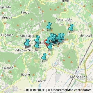 Mappa Via G. B. Alezzini, 35032 Arquà Petrarca PD, Italia (1.0735)