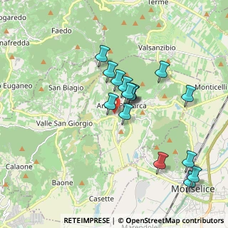 Mappa Via G. B. Alezzini, 35032 Arquà Petrarca PD, Italia (1.66688)