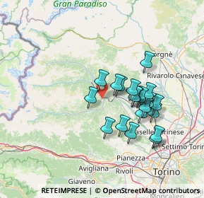 Mappa Via Malerba, 10070 Traves TO, Italia (12.0795)