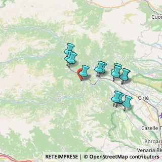 Mappa Via Malerba, 10070 Torino TO, Italia (6.29)