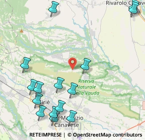 Mappa Localita Ronchi Ceretti, 10070 San Carlo Canavese TO, Italia (5.47867)