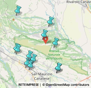 Mappa Localita Ronchi Ceretti, 10070 San Carlo Canavese TO, Italia (4.39667)