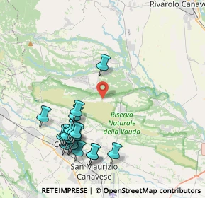 Mappa Localita Ronchi Ceretti, 10070 San Carlo Canavese TO, Italia (4.4745)