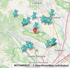 Mappa Localita Ronchi Ceretti, 10070 San Carlo Canavese TO, Italia (7.53824)