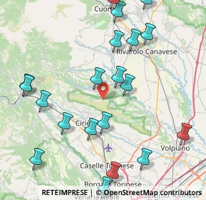 Mappa Localita Ronchi Ceretti, 10070 San Carlo Canavese TO, Italia (9.798)