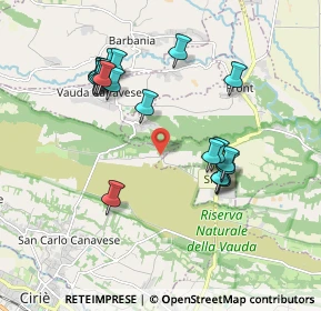 Mappa Localita Ronchi Ceretti, 10070 San Carlo Canavese TO, Italia (1.8445)