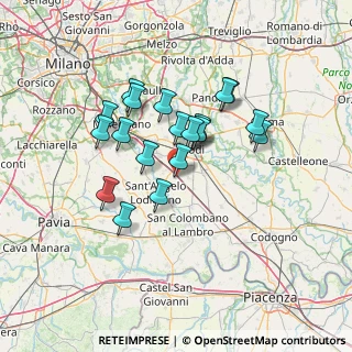 Mappa Via Codazzi, 26854 Pieve Fissiraga LO, Italia (11.302)