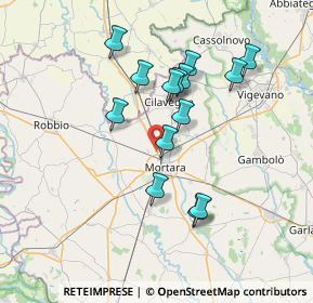 Mappa SP211, 27036 Mortara PV, Italia (6.49)