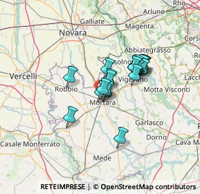 Mappa SP211, 27036 Mortara PV, Italia (9.075)